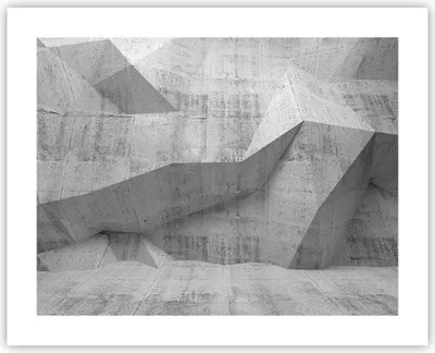 Produktbild von Poster - Poster ohne Rahmen - Beton Wand Grau - 50x40 cm - Wand Bild - Wanddeko - Wandbilder - Kunstposter - Wandposter - Bilder - Kunstdruck - Wanddekoration - Wandbild - P2XAA50x40-4183