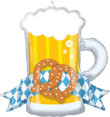 Image de Forme du ballon Folien "Bierkrug" | 66 x 63 cm
