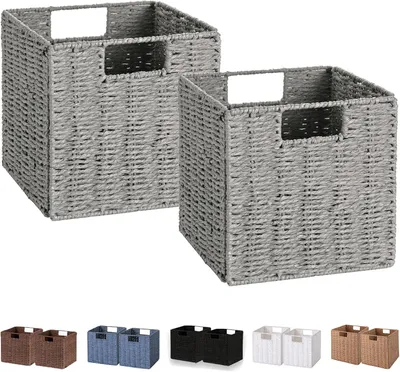 Produktbild von Aufbewahrungskörbe 2er Set, 9 Zoll, faltbar, für Küche