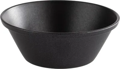 Produktbild von APS 40723 Dipschälchen, 6er-Set, Edelstahl, Ø 6 cm, Höhe 2,5 cm, grau-schwarz