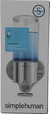 Image de simplehuman distributeur de savon - 444 ml - distributeur individuel avec support mural