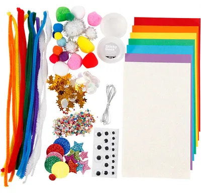 Produktbild von Creativ Company Bastelset Regenbogen Grundmaterialien für Kinder