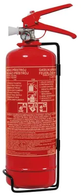 Obrázek produktu pro Hasicí přístroj práškový ABC 2kg - s manometrem