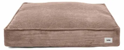 Produktbild von CAFIDE Cuadra Hundebett Cord Mokka L, 90 x 78 x 15 cm
