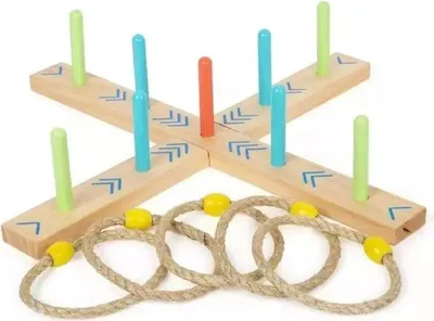 Image de Set de lancer de croix en bois 07144
