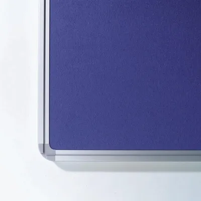 Produktbild von Stellwandtafel Pinntafel/Whiteboard B1600xH600xT22mm blau/weiß