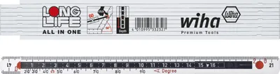 Immagine prodotto di Wiha 410 2007, Materiale: Fibra di vetro, Poliammide, Colore del prodotto: Bianco, Unità di misura: cm, mm. Lunghezza: 2 m, Larghezza: 15 mm. Quantità per confezione: 1 pezzo(i) (41020072)