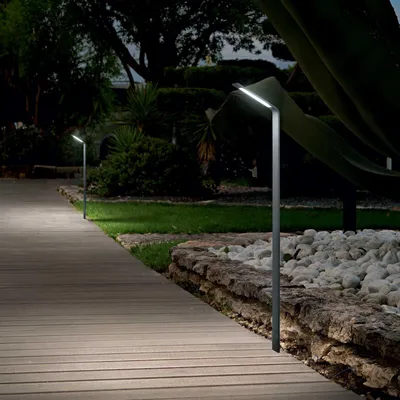 Produktbild von Moderne Stehleuchte Agos Aluminium Anthrazit Led 6,5W 3000K 60Cm