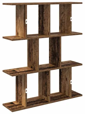 Produktbild von vidaXL Wandregal Altholz 102 x 20 x 96 cm Holzwerkstoff