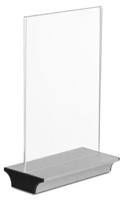Imagen del producto de Soportes de mesa acrílicos Prime A5 para folletos e información