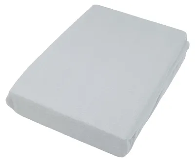 Produktbild von Thermo Fleece Spannbettlaken 140x200/150x200 cm in Silber