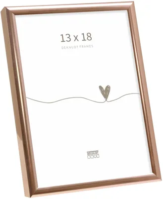 Produktbild von Deknudt S027 Aluminium-Bilderrahmen Rosegold 13x18 cm