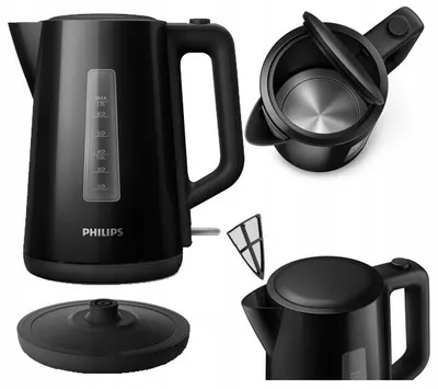 Produktbild von Philips Wasserkocher 2200 W, 1,7 L, Filter, Drehbarer Sockel, Sicher