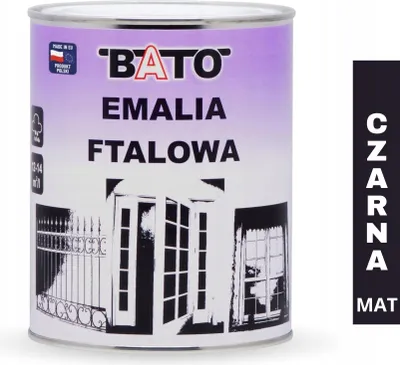 Zdjęcie produktu dla Emalia Ftalowa Czarna Ral 9005 0,8L