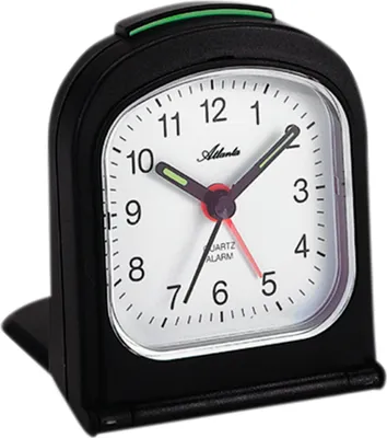 Produktbild von Atlanta 1267/7 Wecker Reisewecker Klappwecker Quarz analog schwarz