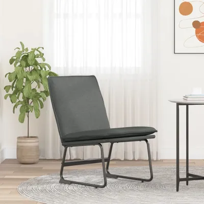 Produktbild von The Living Store Loungesessel Dunkelgrau 52x75x76 cm Stoff