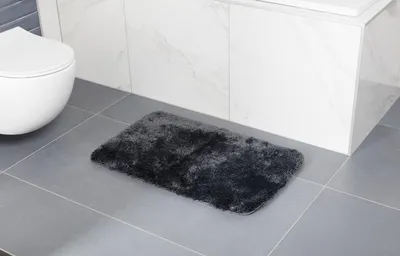 Produktbild von SAT LOFTY Badezimmermatte 80 x 50 cm, dunkelgrau
