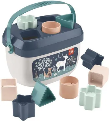 Produktbild von Famanu Babyblöcke Set – Stapeln, Sortieren und Lernen von Farben und Formen