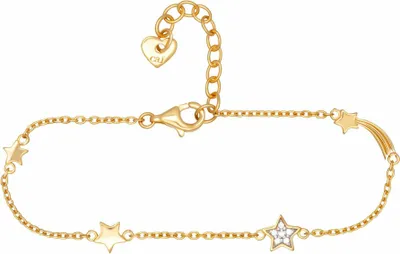 Produktbild von cai Armband 925/- Sterling Silber 17+3cm gelb Zirkonia weiß 274260026-1-18