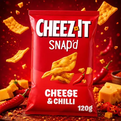Immagine prodotto di Cheez-It Snap'd, snack al formaggio e peperoncino, 120g