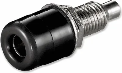 Image de goobay Bananenbuchse mit Gewinde 4 mm schwarz (Bulk)