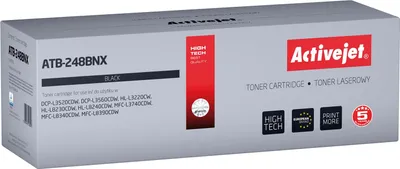 Produktbild von Activejet ATB-248BNX Toner für Brother Drucker; Ersatztoner Brother TN248XLBK; Supreme; 3000 Seiten; schwarz), 3000 Seiten, Schwarz, 1 Stück(e)