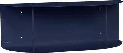 Productafbeelding van Noo.ma Wandplank, marineblauw, staal, 60 cm