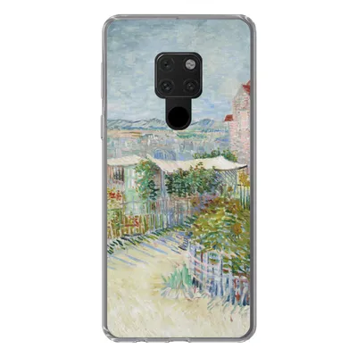 Produktbild von MuchoWow® Handyhülle Schutzhülle Hülle für Huawei P40 Lite Montmartre: hinter der Mühle von Galette - Vincent van Gogh Silikon Softcase Handy Hülle - Handy