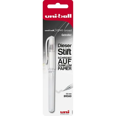 Immagine prodotto di Mitsubishi Gelroller UB SIGNO UM-153 1,0mm weiß BK