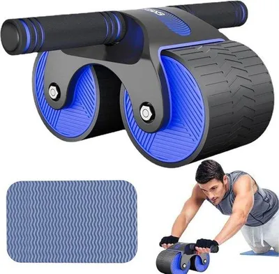 Produktbild von Famanu Bauchtrainer Automatische Rückfederung - Blau