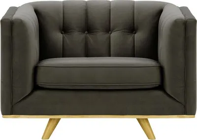 Produktbild von SLF24 - Sessel Vicenza - anthrazit - Velluto 19