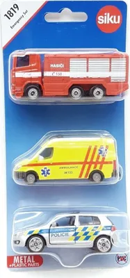 Obrázek produktu pro SIKU česká verze - set mix policie, hasiči, sanitka