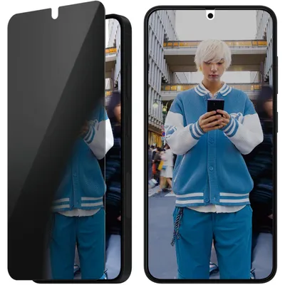 Produktbild von PanzerGlass ® 2-Way Privacy Displayschutz Samsung Galaxy S25 | S24 | Ultra-Wide Fit, Samsung, Samsung - Galaxy S25, Samsung - Galaxy S24 5G, Trockene Anwendung, Kratzresistent, Schockresistent, Transparent, 1 Stück(e)