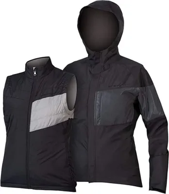 Produktbild von Endura Urban Luminite 3 in 1 II Jacket kobiety czarny E9167BK wielkość M E9167BK/4
