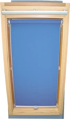 Produktbild von Rollo für VELUX Dachfenster Sichtschutz mit Haltekrallen GGL/GPL/GHL - 102 - mittelblau