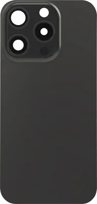 Image de Clappio, verre arrière de rechange avec MagSafe pour Apple iPhone 15 Pro Max, noir