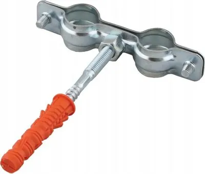 Obrázek produktu pro Dvojitá trubková svorka 20-24 mm, ocel, vyrobeno v Polsku