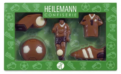 Produktbild von Heilemann Confiserie Geschenkpackung 'Fußball' 100g