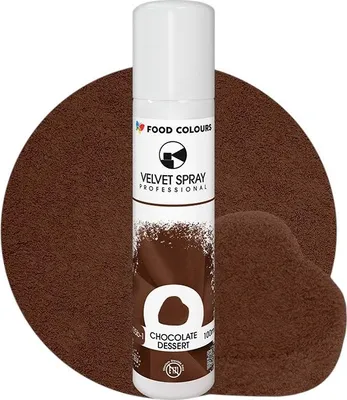 Produktbild von Wildlederspray BRAUN Lebensmittelfarbe Samt 100 ml Schokoladendessert