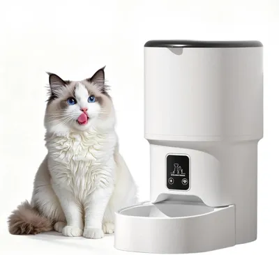 Produktbild von 4L Futterautomat Katze Tastensteuerung Futterspender für Katze und Hund