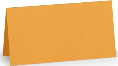 Produktbild von Tischkarten Paperado 100 x 100 Ocker
