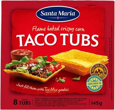 Produktbild von SANTA MARIA Taco Tubs 145g Santa Maria