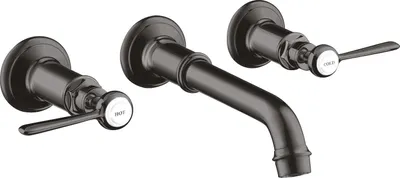 Produktbild von hansgrohe AXOR MONTREUX 3-Loch Waschtischarmatur Unterputz, Wandmontage, Hebelgriffe, 16534340
