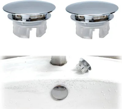 Produktbild von 2 Pcs Waschbecken-üBerlauf Waschbecken Ring,üBerlaufen Rund üBerlauf Badezimmer KüChe Waschbecken Loch Waschbecken üBerlauf Abdeckung SpüLe üBerlaufring KüChe FüR HäUser,Einkaufszentren,Hotels