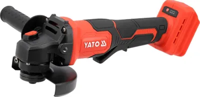 Imagen del producto de Amoladora angular de 125 mm, 18V, arranque suave, sin escobillas, sin batería, marca YATO