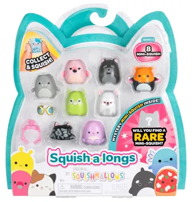 Obrázek produktu pro Jazwares squishmallows - squish-a-longs speelfiguren style 3 - 8dlg.