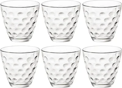 Obrázok produktu pre Pengo Dots, Priehľadná, Sklo, 6 kusov, Vymazať, Dots, 255 ml