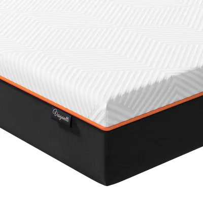 A close-up view of a mattress.