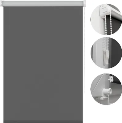 Produktbild von SN Deco - Thermorollo Klemmfix 103.5x150 P2 anthrazit