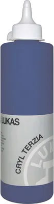Obrázok produktu pre Lukas Cryl Terzia Plastic Bottle Akrylová farba Cobalt Blue Hue 500 ml 1 ks